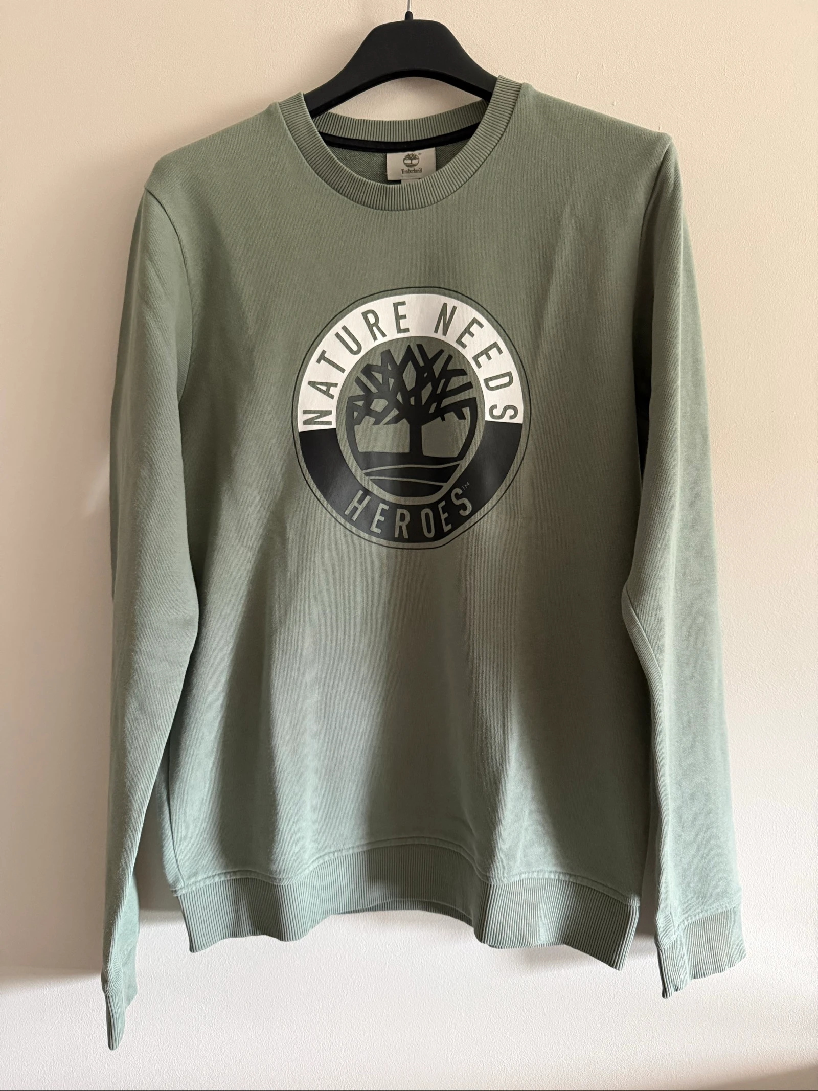 Sweat Timberland ado 16 ans 174 M vert Nature Needs Heroes parfait état